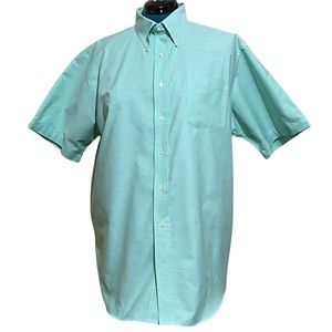 Original Oxford Lands End Mint Green Mens Shirt Sleeve Dress Shirt